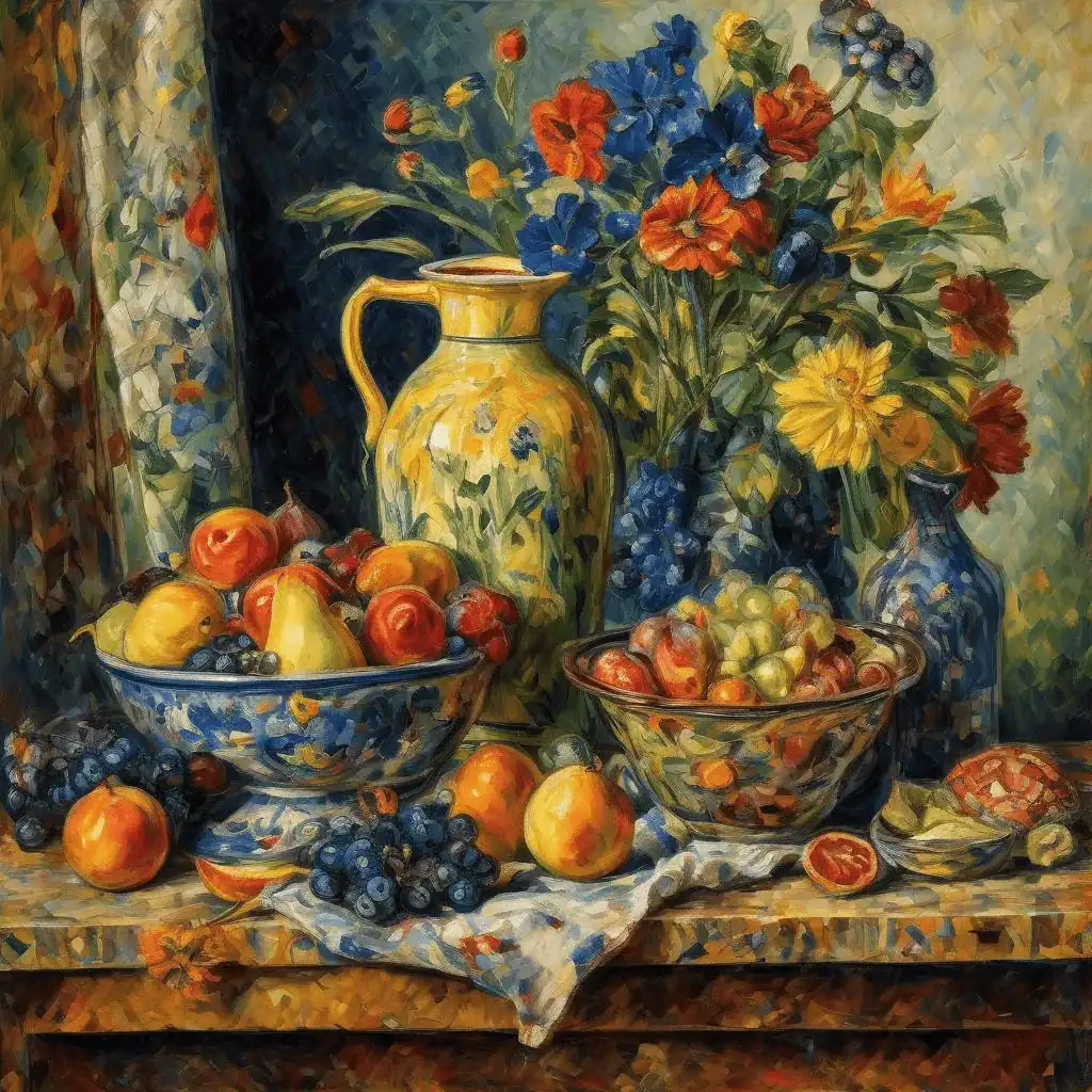 Still life with a jug – David Burliuk