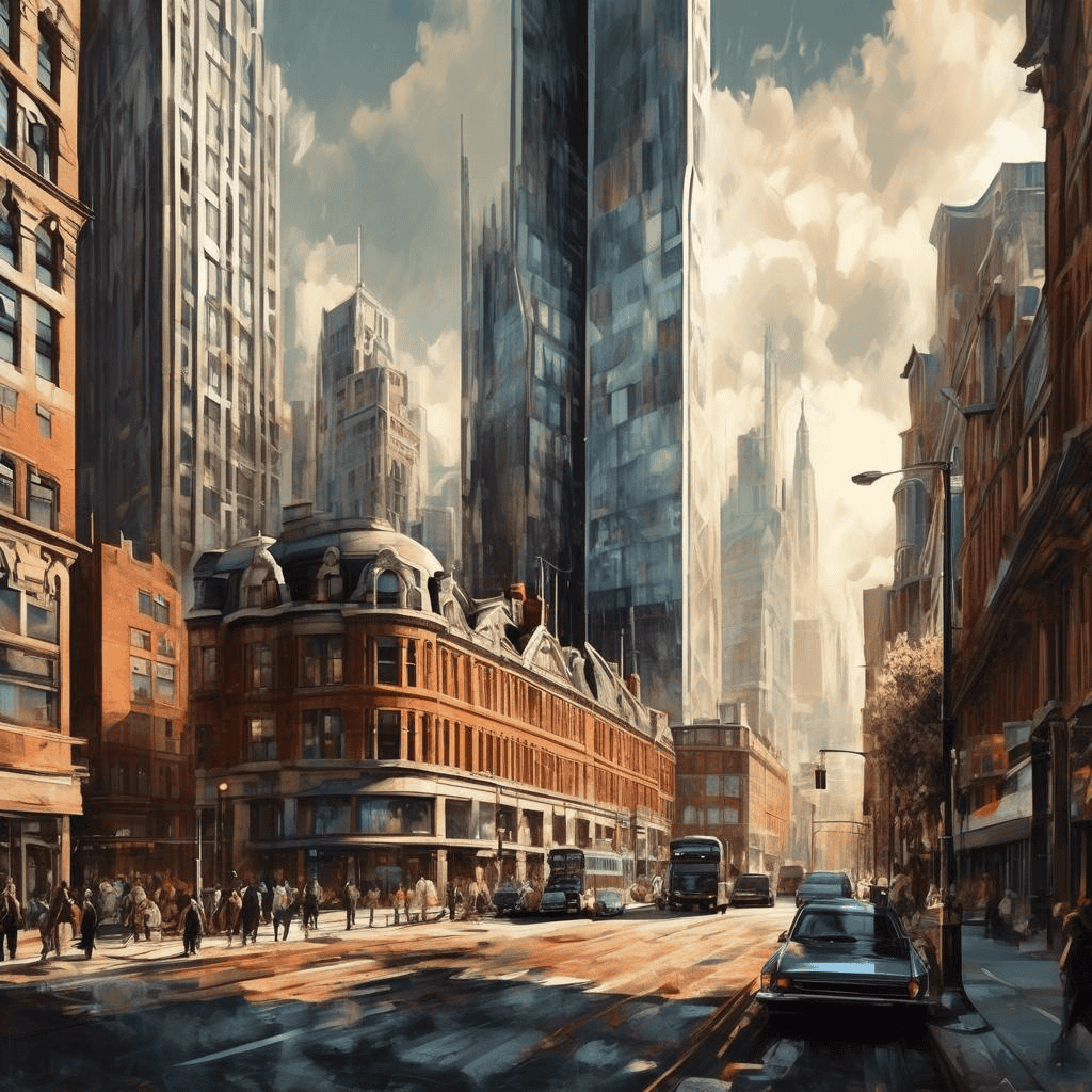 In a Southern City – Alfred Heber Hutty