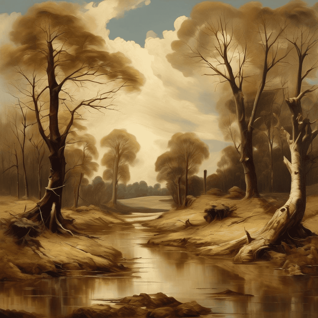 Woody Landscape – George Lambert